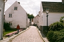 white wooden
                        houses