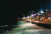 evening impression of the beach near Barra,
                        Salvador, Bahia