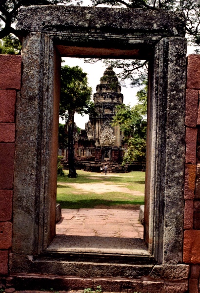 Khmertempel uit de 11e eeuw, Phimai (Thailand, 2002)