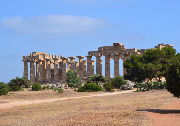 Selinous, gammelt græsk tempel på Sicilien (Italien, 2011))