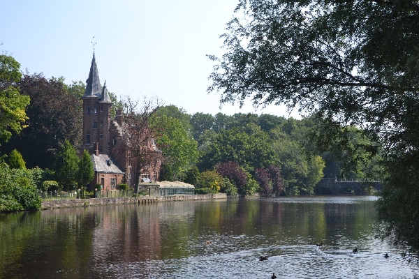 o famoso Minnewater, lago dos namorados