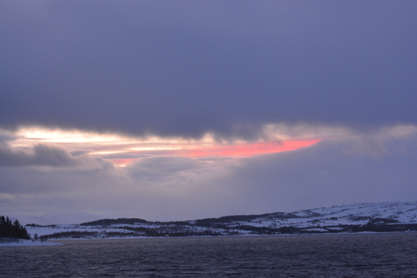 Morgenrood wordt meteen avondgloed