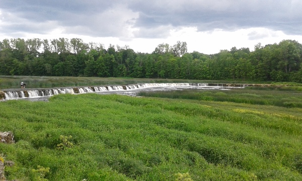 Waterfall on the Venta River