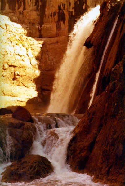 Waterfall on Oum Er Rbia