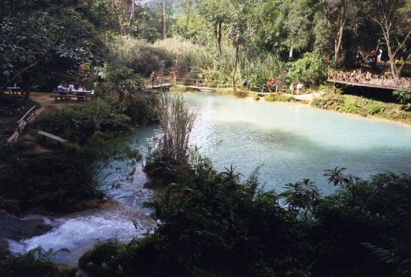 pool at the base of Kuang Si