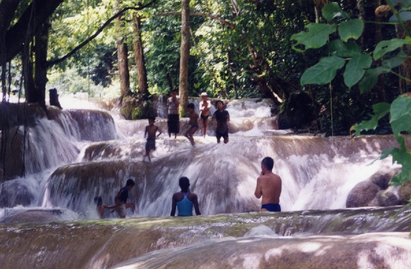 everybody enjoys the natural jacuzzi