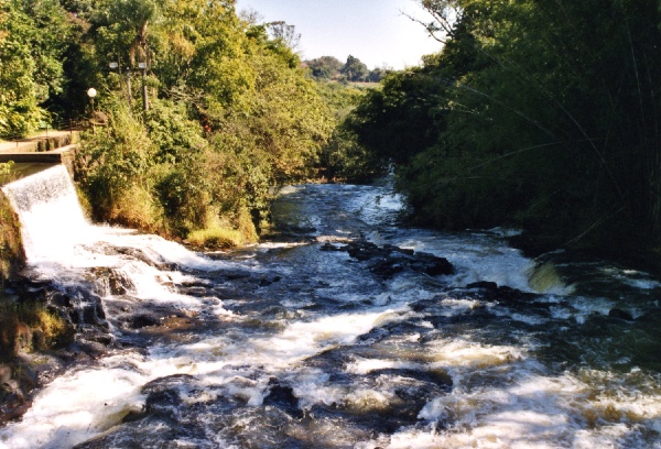 confluence at the waterfall