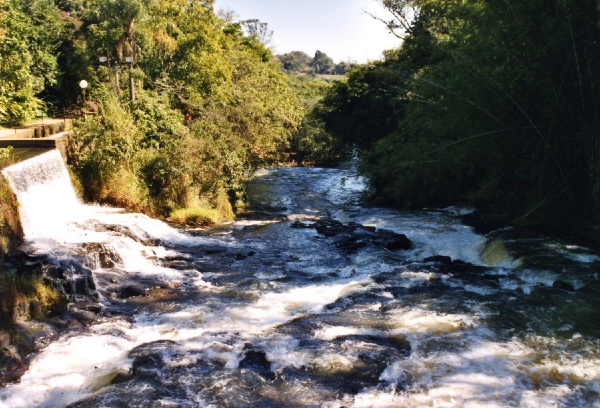 confluence at the waterfall