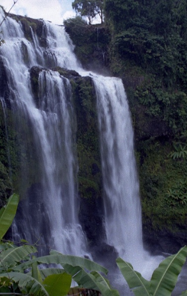 the falls tumbling down