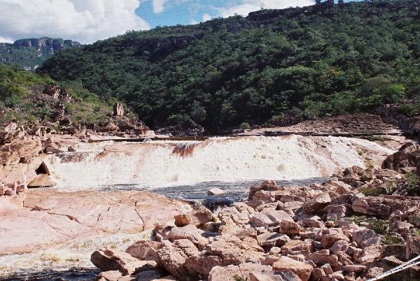 waterfall on the Paraguaçu