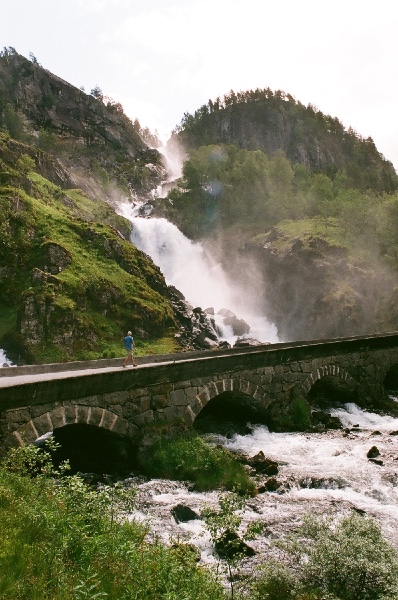 a bridge built by daring people