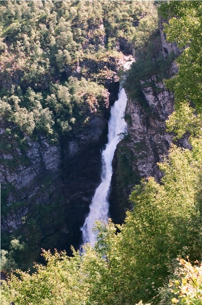 the long falls at Stalheim