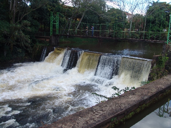 bridge over the well-behaved waterfall