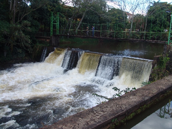 bridge over the well-behaved waterfall