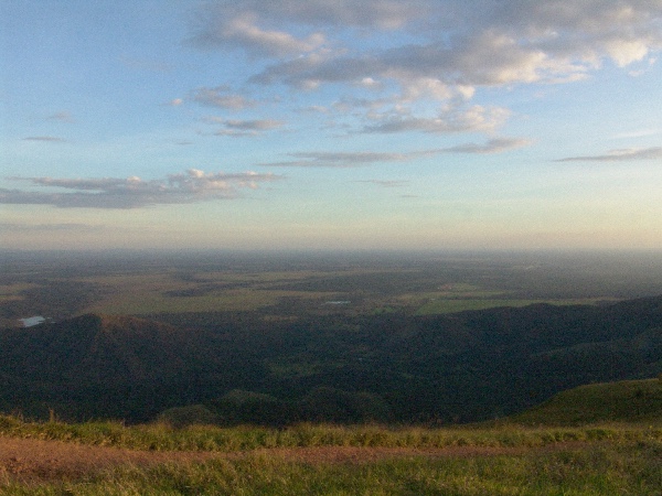 panorama from the geographical centre of South America