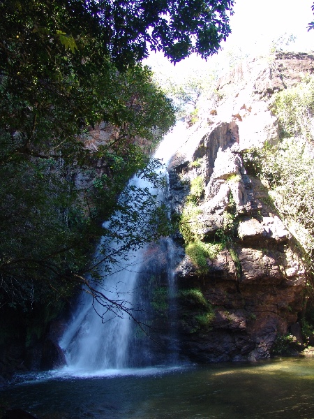 the first cachoeira, quite high