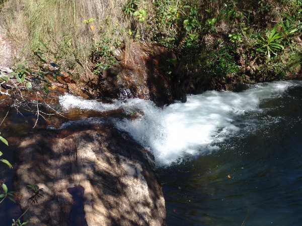 the second, small waterfall