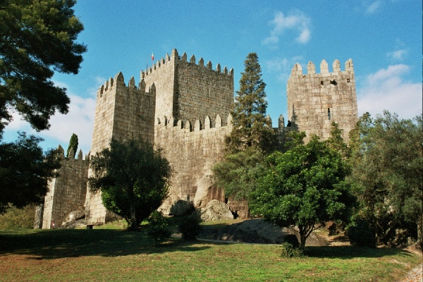 the Guimarães castle (10th century) in Portugal