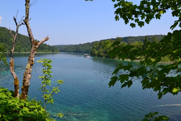 boat on the blue