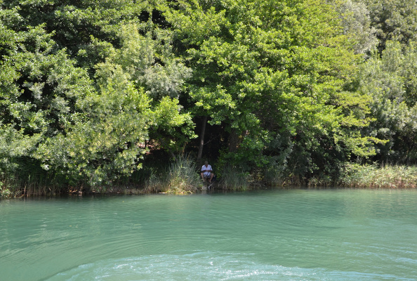 fishing in the Krka