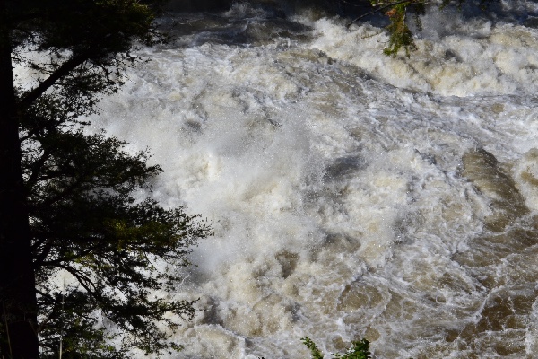 whitewater on the Yellowstone River