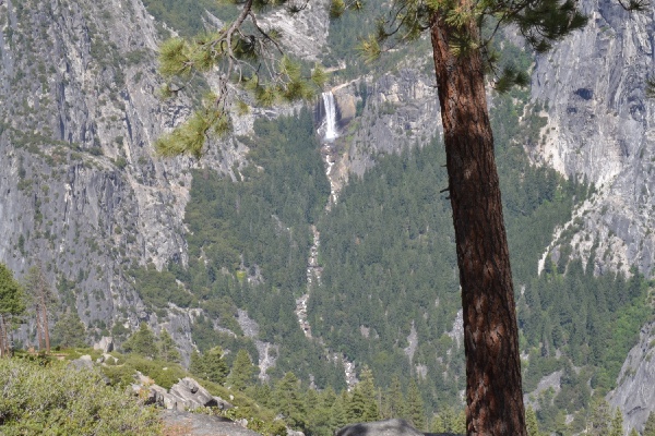 running down to Merced River