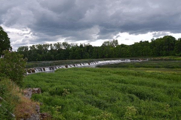 Waterfall on the Venta River