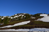 snow on the mountain