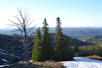 view of the caldera (basin)