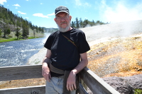 Guy at the Firehole river