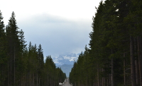 our first sighting of the Tetons