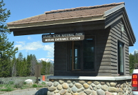 Grand Teton entry booth at Moran
