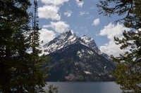 Jenny Lake and the mountain