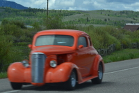 an oldtimer on Highway 26