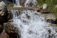 detail of the waterfall