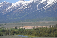 we follow the Snake River to Jackson and Alpine