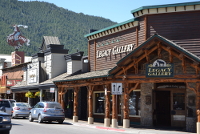 a Jackson Hole street scene